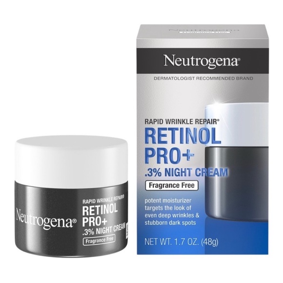 Neutrogena Other - New Neutrogena Rapid Wrinkle Repair Retinol Pro+ 0.3% Night Cream 1.7 oz NIB